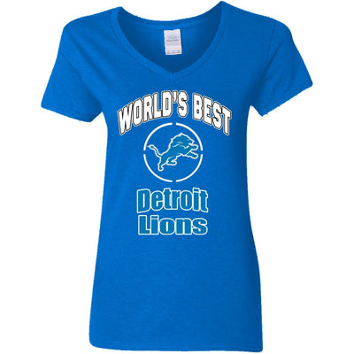 Amazing World's Best Dad Detroit Lions T Shirts