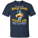 I'm Not Wonder Woman Minnesota Vikings T Shirts