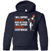 I Will Support Everywhere Chicago Bears T Shirts
