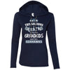 Funny This Grandma Is Crazy About Her Grandkids And Her Seahawks T Shirts