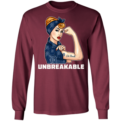 Beautiful Girl Unbreakable Go Detroit Tigers T Shirt