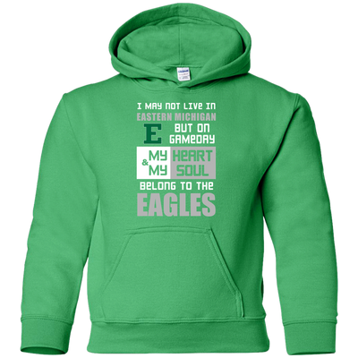 My Heart And My Soul Belong To The Eastern Michigan Eagles T Shirts