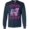 Crazy Pug Lady T Shirts