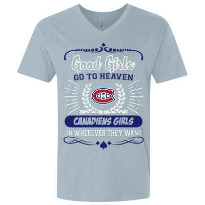 Good Girls Go To Heaven Montreal Canadiens Girls T Shirts