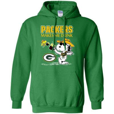 Green Bay Packers Make Me Drinks T Shirt