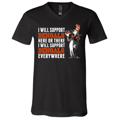 I Will Support Everywhere Cincinnati Bengals T Shirts