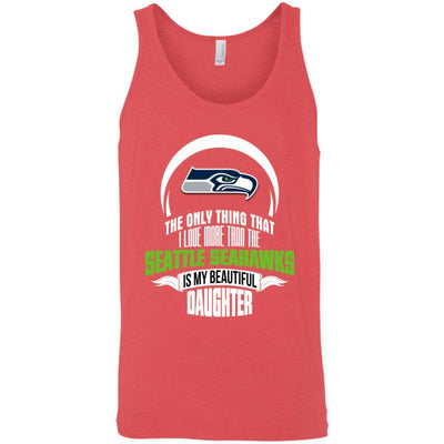 The Only Thing Dad Loves His Daughter Fan Seattle Seahawks T Shirt