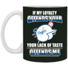 My Loyalty And Your Lack Of Taste Los Angeles Dodgers Mugs