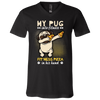 My Pug Into Fitness Pizza Pug T Shirts