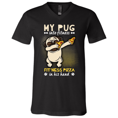 My Pug Into Fitness Pizza Pug T Shirts