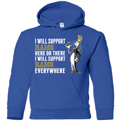 I Will Support Everywhere Los Angeles Rams T Shirts
