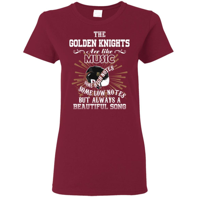 The Vegas Golden Knights Are Like Music T Shirt