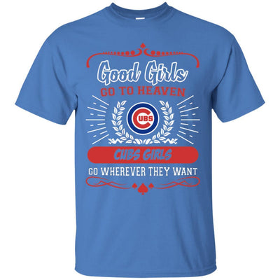 Good Girls Go To Heaven Chicago Cubs Girls T Shirts