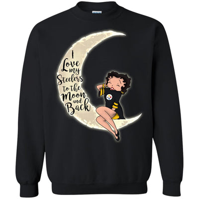 BB I Love My Pittsburgh Steelers To The Moon And Back T Shirt - Best Funny Store