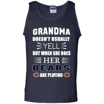 Grandma Doesn't Usually Yell Chicago Bears T Shirts