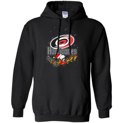 Snoopy Christmas Carolina Hurricanes T Shirts