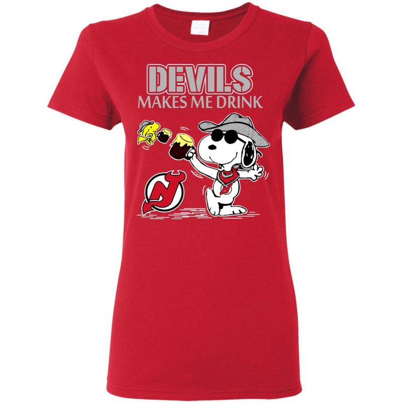 New Jersey Devils Make Me Drinks T-Shirt