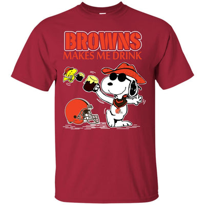 Cleveland Browns Make Me Drinks T Shirt