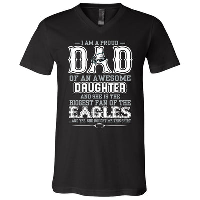 Proud Of Dad Of An Awesome Daughter Philadelphia Eagles T Shirts