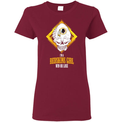 Washington Redskins Girl Win Or Lose T Shirts