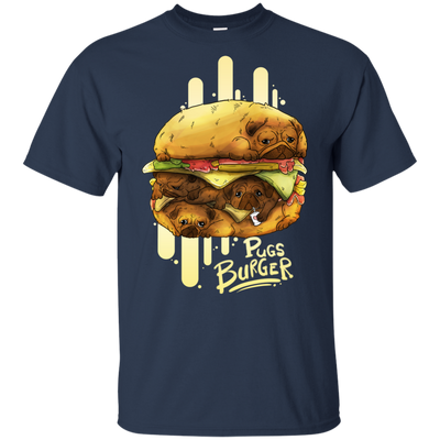 Pug Burger T Shirts