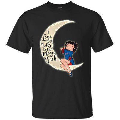 BB I Love My Buffalo Bills To The Moon And Back T Shirt