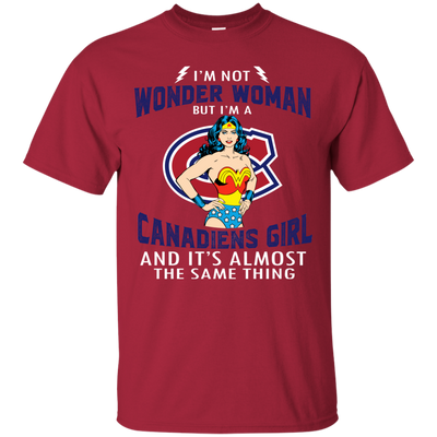 I'm Not Wonder Woman Montreal Canadiens T Shirts