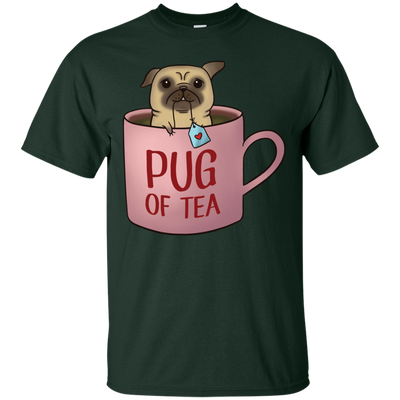 Pug Of Tea T Shirts