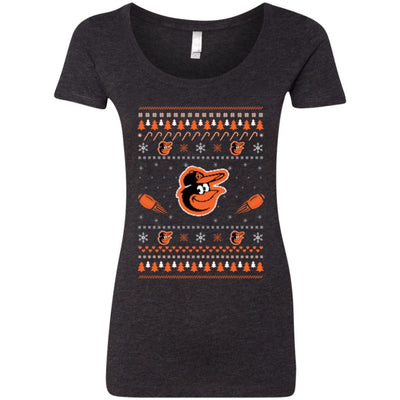 Baltimore Orioles Stitch Knitting Style Ugly T Shirts WNG