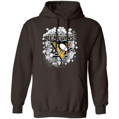 Colorful Earthquake Art Pittsburgh Penguins T Shirt