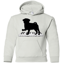 Pug Playing Piano Music T Shirts V2