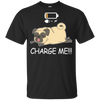 Interesting Black Presents For Collection Pug T Shirts Charge Me