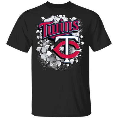 Colorful Earthquake Art Minnesota Twins T Shirt