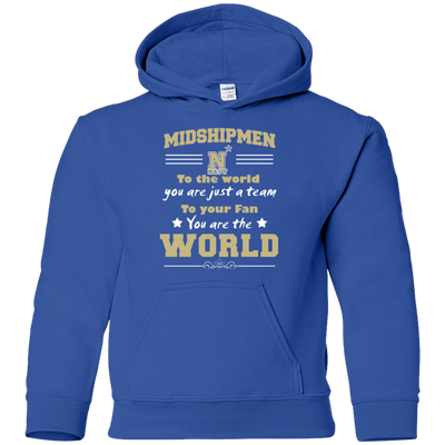 To Your Fan You Are The World Navy Midshipmen T Shirts