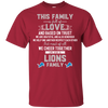 We Are A Detroit Lions Family T Shirt