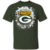 Colorful Earthquake Art Green Bay Packers T Shirt