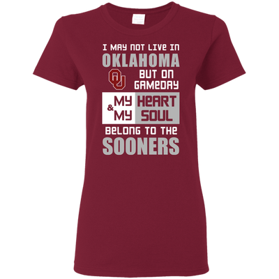 My Heart And My Soul Belong To The Oklahoma Sooners T Shirts
