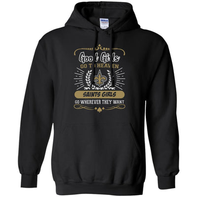 Good Girls Go To Heaven New Orleans Saints Girls T Shirts