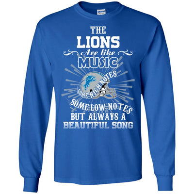 The Detroit Lions Are Like Music T Shirt