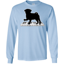 Pug Playing Piano Music T Shirts V2