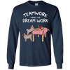 Pug Teamwork Makes The Dream Work T Shirts