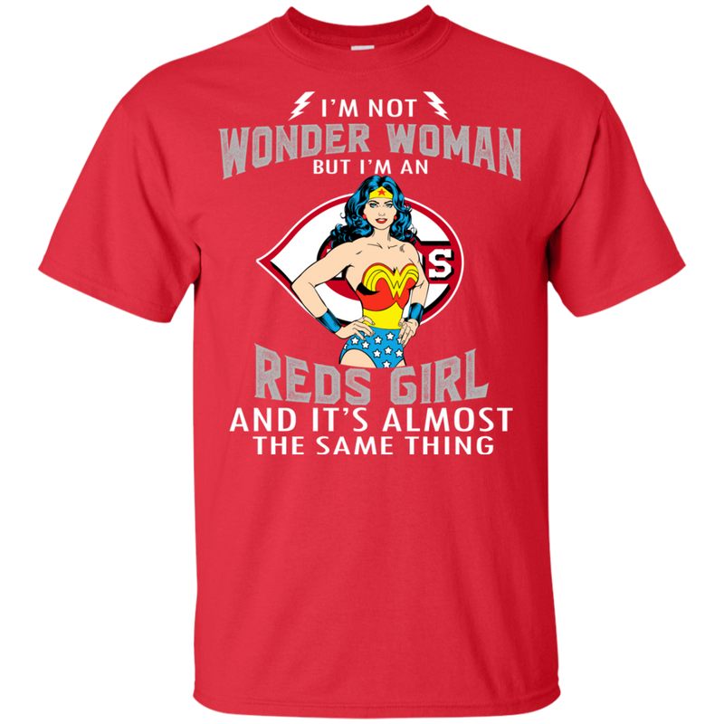 I'm Not Wonder Woman Cincinnati Reds T Shirts