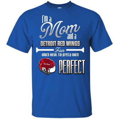 Cool Pretty Perfect Mom Fan Detroit Red Wings T Shirt