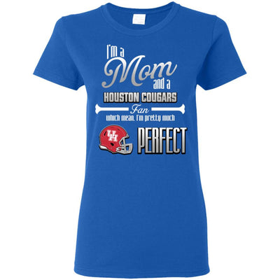 Cool Pretty Perfect Mom Fan Houston Cougars T Shirt