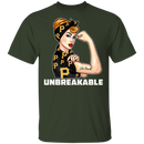 Beautiful Girl Unbreakable Go Pittsburgh Pirates T Shirt
