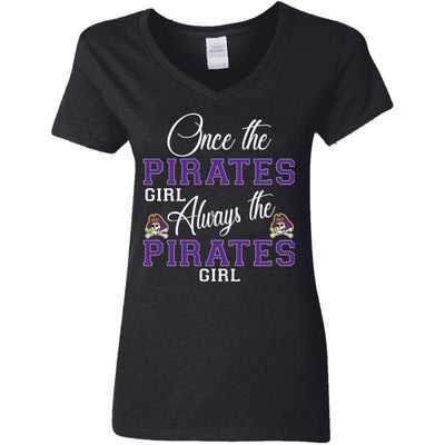 Always The East Carolina Pirates Girl T Shirts