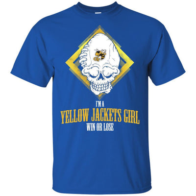 Georgia Tech Yellow Jackets Girl Win Or Lose T Shirts