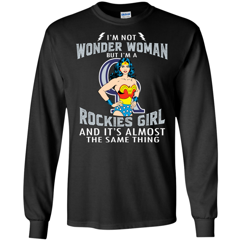 I'm Not Wonder Woman Colorado Rockies T Shirts