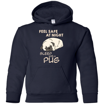 Feel Safe At Night Sleep With A Pug T Shirts