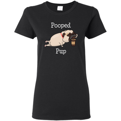 Nice Pug T Shirts - Pooped Pup, is a cool gift for friends and family